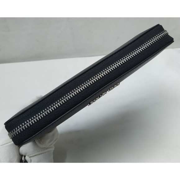 Michael Kors Jet Set Travel Black Pebbled Zip Around Long Wallet -NWT $298 - Picture 9 of 16